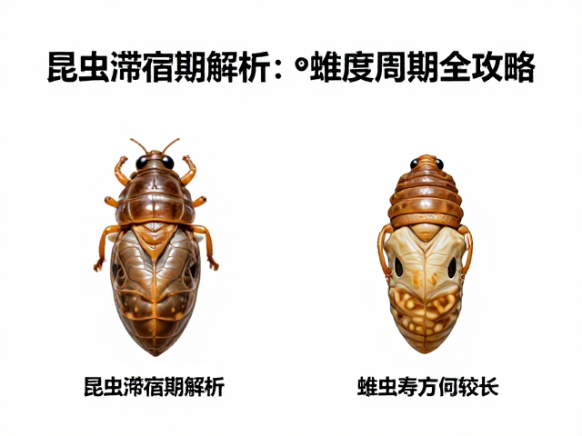 昆虫滞育期解析，雌性寿命为何较长？蜕皮周期全攻略
