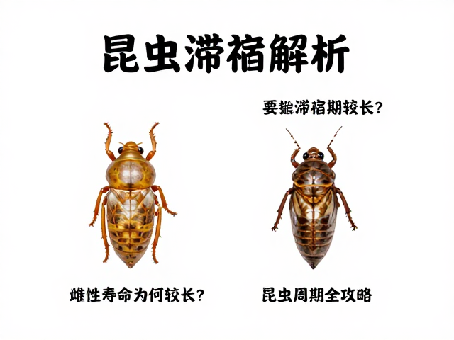 昆虫滞育期解析，雌性寿命为何较长？蜕皮周期全攻略