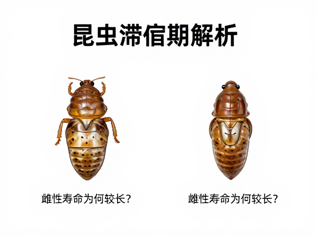 昆虫滞育期解析，雌性寿命为何较长？蜕皮周期全攻略