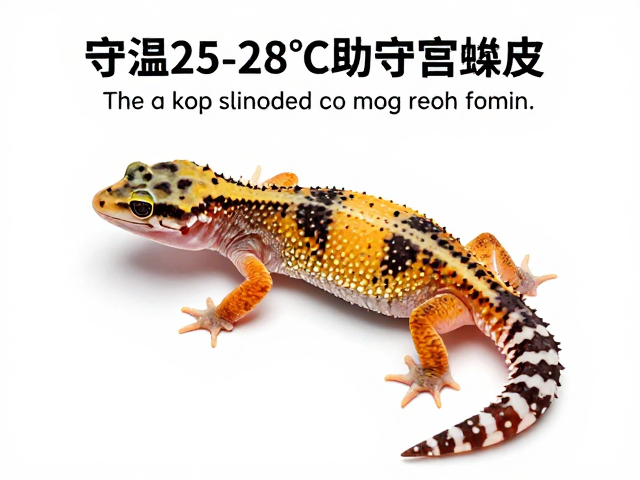 守温25-28℃助守宫蜕皮，体色迅速恢复正常