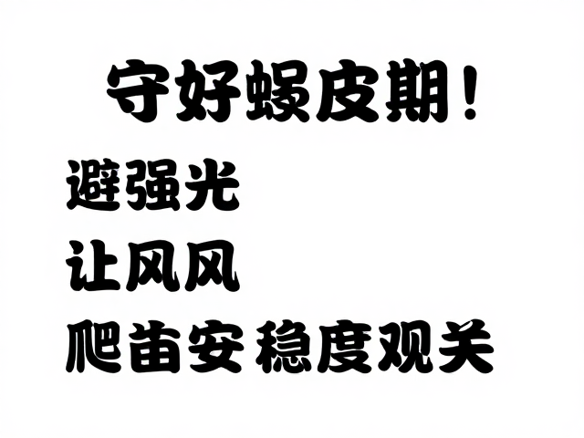 守好蜕皮期!避强光,通风,让爬宠安稳度难关