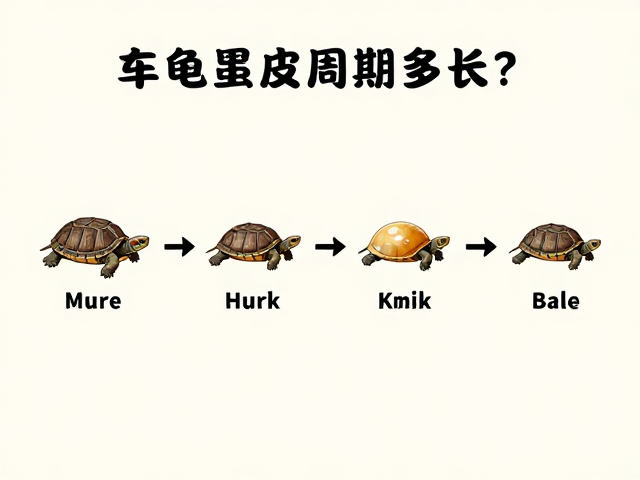 乌龟蜕皮周期多长？测量体长体重变化，提供水源助恢复