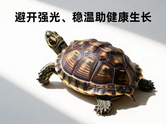龟壳蜕皮周期长？避开强光、稳温助健康生长