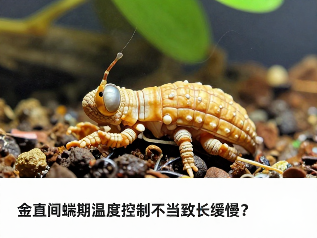 金直间蜕皮期温度控制不当致生长缓慢?中等速度的饲养关键