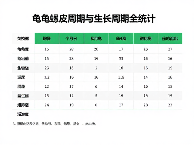 守好适宜湿度！龟龟蜕皮周期与生长周期全统计，助你养出完美甲壳