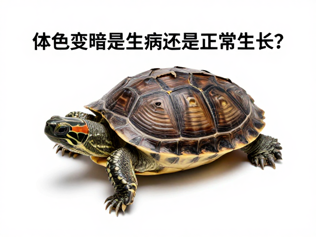 乌龟蜕皮周期详解，旧表皮裂开、体色变暗是生病还是正常生长？