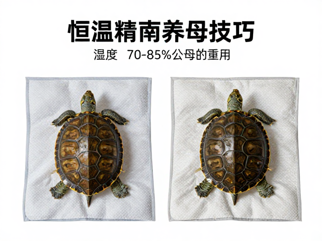 恒温加热垫，湿度70-85%养龟指南，公母分辨技巧