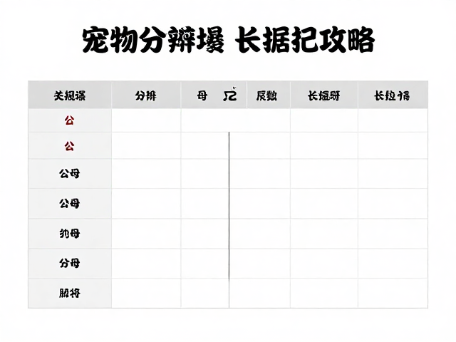 宠物蜕皮期保护指南，公母分辨与生长数据记录全攻略