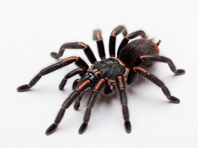 巴西黑王蛛公母分辨技巧,日常喂食频率指南
