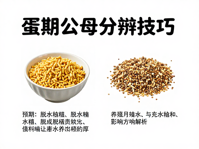 卵期公母分辨技巧，脱水饲料对养殖效率的影响解析