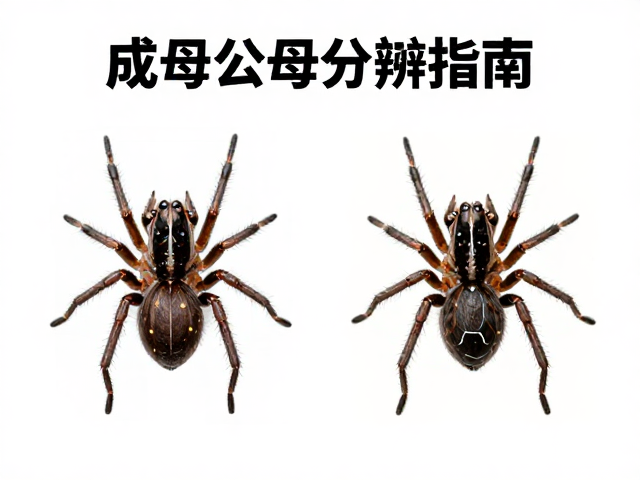公母分辨指南，成体繁殖个体稀缺，幼蛛脱水如何救？