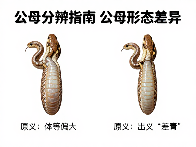 公母分辨指南，体型中等偏大蛇类蜕皮后禁食期管理