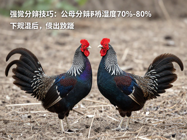 公母分辨技巧，湿度70%-80%下观察求偶舞蹈更准确
