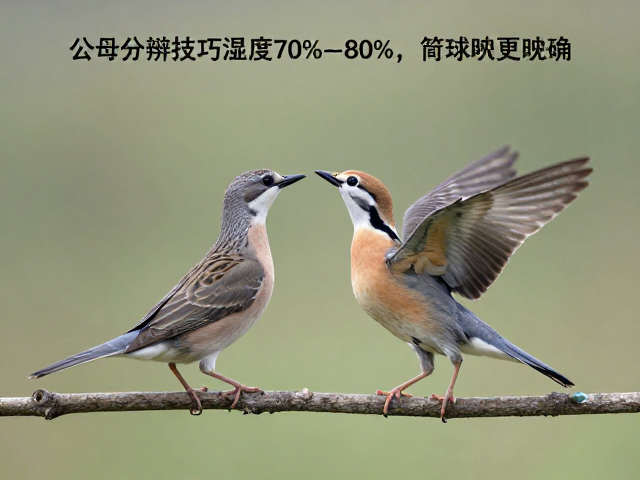 公母分辨技巧，湿度70%-80%下观察求偶舞蹈更准确
