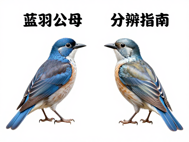 蓝羽公母分辨指南，防近亲繁殖，认准金属光泽