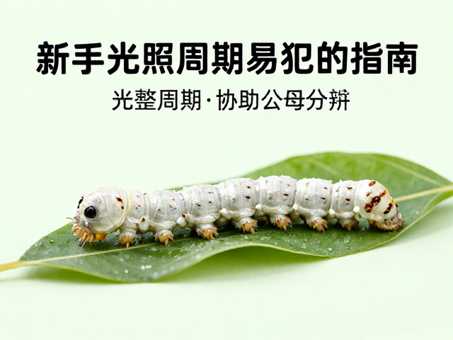 蚕宝宝蜕皮困难？调整光照周期助公母分辨，新手避坑指南