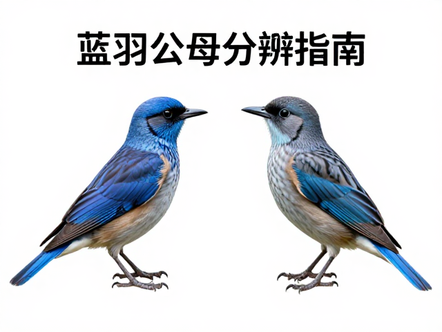 蓝羽公母分辨指南，防近亲繁殖，认准金属光泽