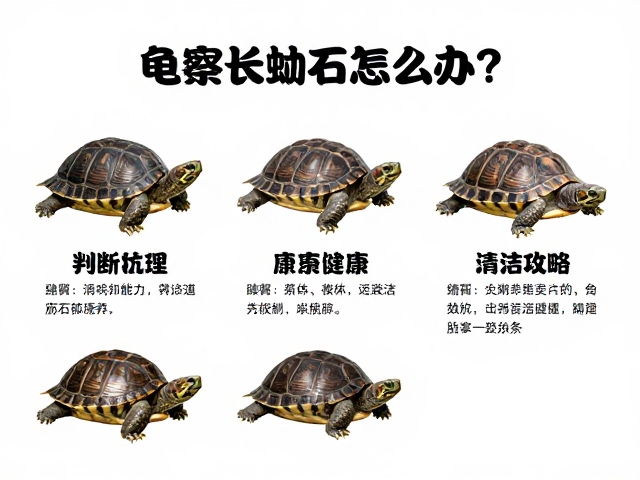 龟壳长蛲石怎么办?观察活动能力判断健康,清洁打理全攻略