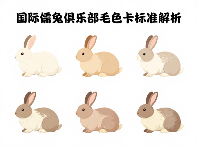 幼兔鉴别指南,国际儒兔俱乐部毛色卡标准解析