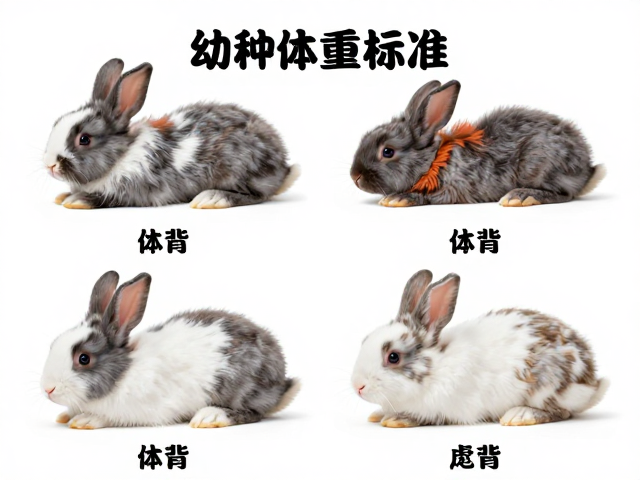 幼兔鉴别与体重标准，品种标准化过程全解析