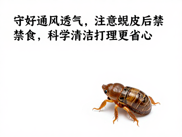 守好通风透气，注意蜕皮后禁食，科学清洁打理更省心