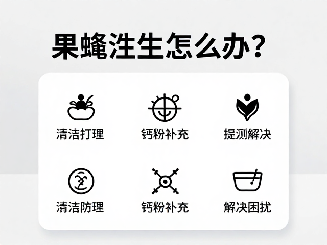 果蝇滋生怎么办？清洁打理加钙粉补充，彻底解决困扰