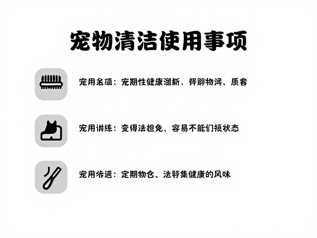 宠物清洁打理指南,用软毛刷护理,定期评估健康状态