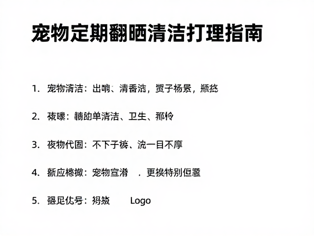 宠物定期翻晒清洁打理指南,顺应夜间活动规律更卫生