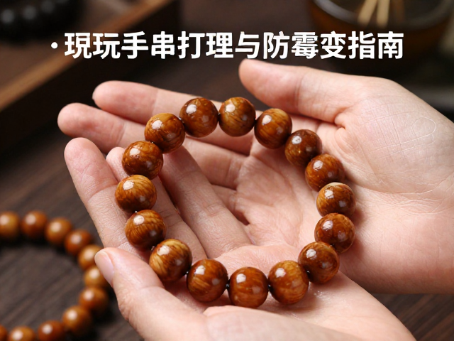 文玩手串清洁打理与防霉变指南，避免直接抓握的保养技巧
