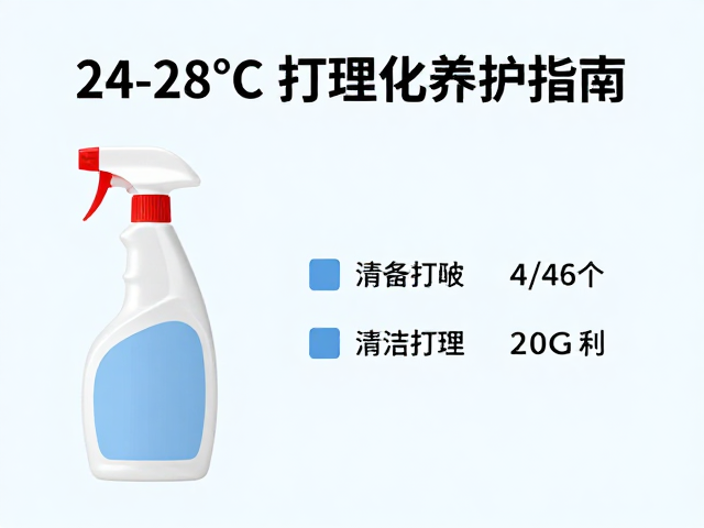 24-28&deg;C养护指南，清洁打理禁用化学清洁剂的正确方式