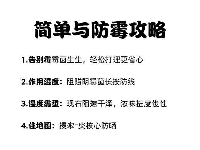 简单清洁防霉攻略，告别霉菌滋生，轻松打理更省心