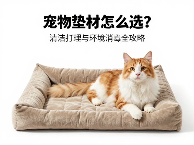 宠物垫材怎么选？清洁打理与环境消毒全攻略，告别异味病菌