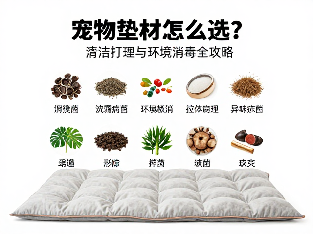 宠物垫材怎么选?清洁打理与环境消毒全攻略,告别异味病菌