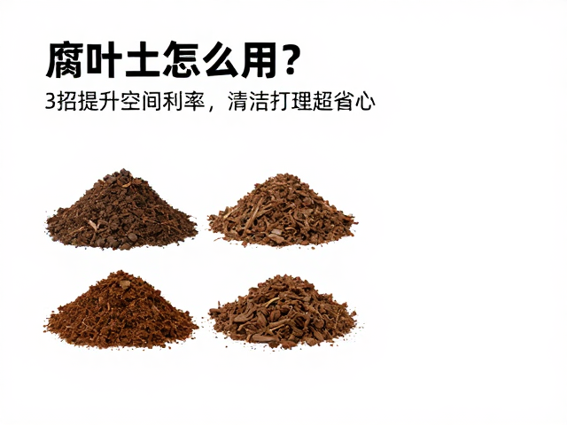 腐叶土怎么用？3招提升空间利用率，清洁打理超省心