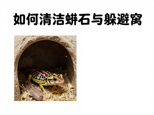 爬宠饲养，如何清洁蛲石与躲避穴？日常打理全攻略