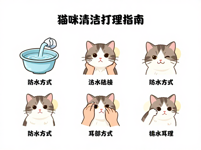 猫咪清洁打理指南，饮水方式选择与局部清理技巧