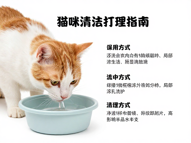 猫咪清洁打理指南，饮水方式选择与局部清理技巧