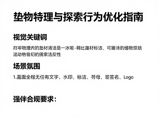 宠物垫材更换攻略，清洁打理与探索行为优化指南