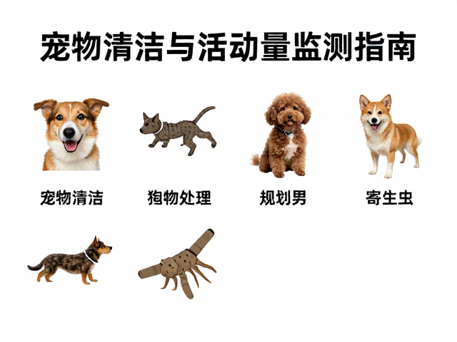 宠物清洁打理与活动量监测指南，如何有效预防寄生虫？