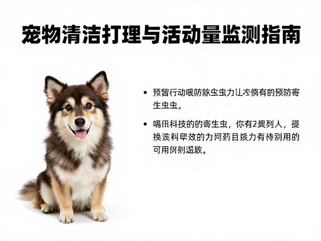 宠物清洁打理与活动量监测指南,如何有效预防寄生虫?