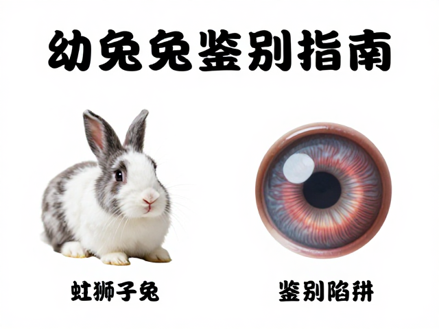 幼兔鉴别指南,如何通过虹膜环识别正宗狮子头兔