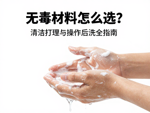 无毒材料怎么选?清洁打理与操作后洗手全指南