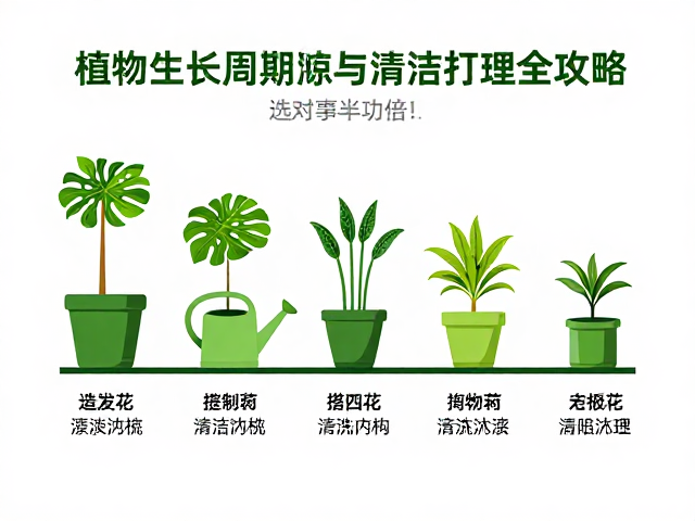 喷壶选对事半功倍！附植物生长周期追踪与清洁打理全攻略