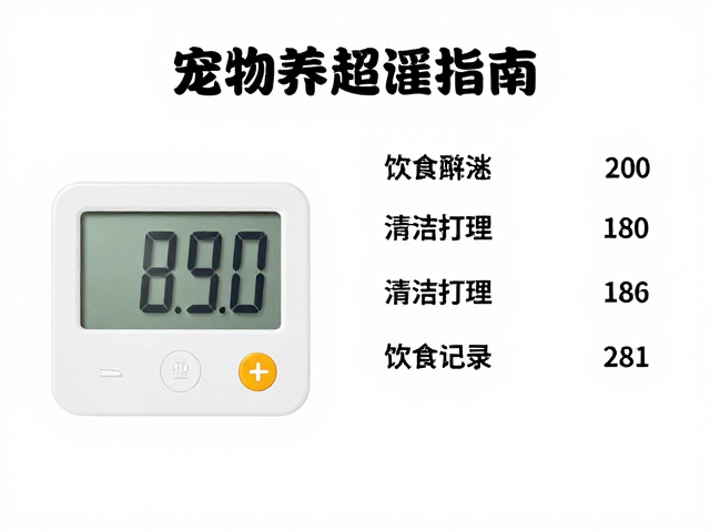 宠物饲养指南，温湿度计监控、清洁打理与进食记录全解析