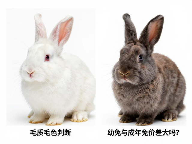 幼兔鉴别技巧,通过毛质毛色判断,幼兔与成年兔价差大吗?