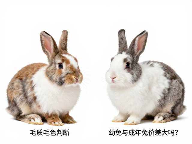 幼兔鉴别技巧,通过毛质毛色判断,幼兔与成年兔价差大吗?