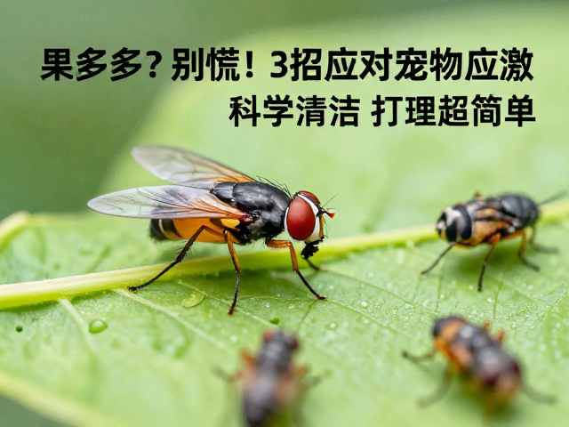 果蝇多?别慌!3招应对宠物应激,科学清洁打理超简单