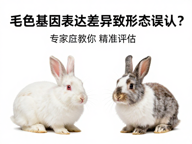 幼兔鉴别误区，毛色基因表达差异致形态误认？专家教你精准评估