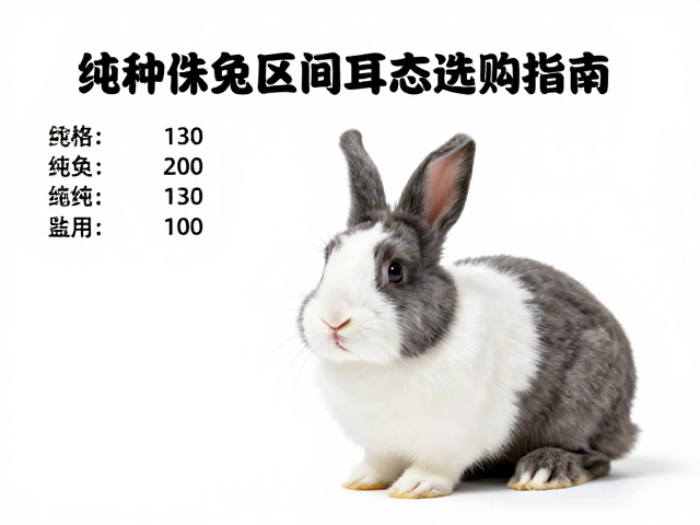 幼兔鉴别技巧,纯种侏儒兔价格区间与耳朵形态选购指南
