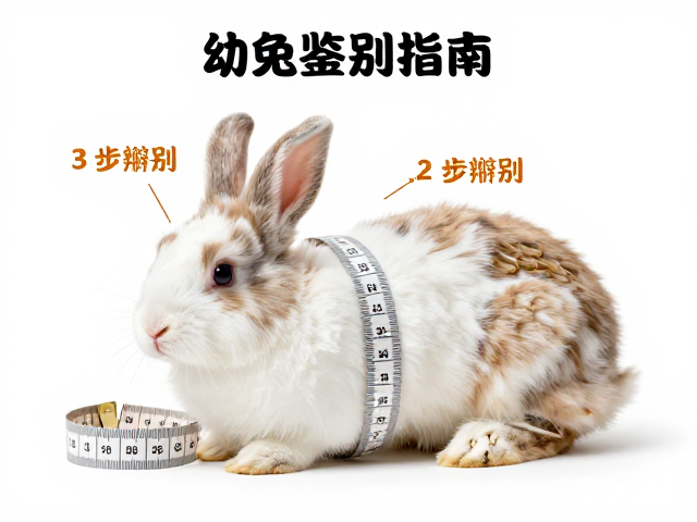 幼兔鉴别指南,用软尺量迷你儒兔,3步辨别真假